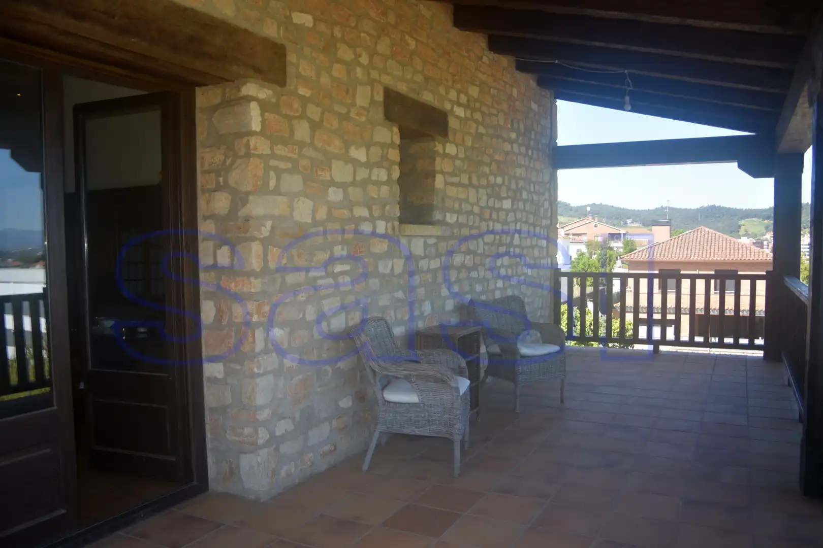 Terraza de Casa o chalet en venta en Montornès del Vallès con Aire acondicionado, Jardín privado y Terraza