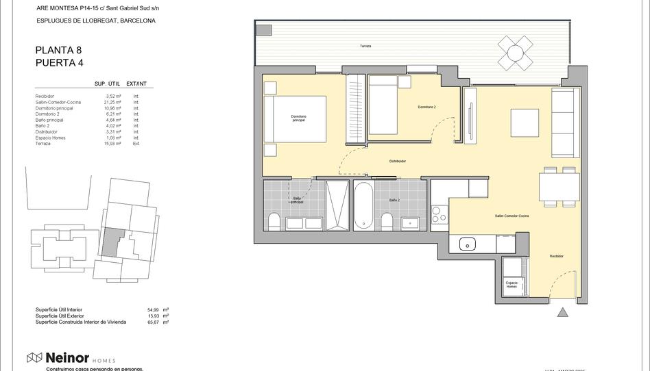 Photo 1 from new construction home in Flat for sale in  Calle Sant Gabriel, Montesa, Barcelona