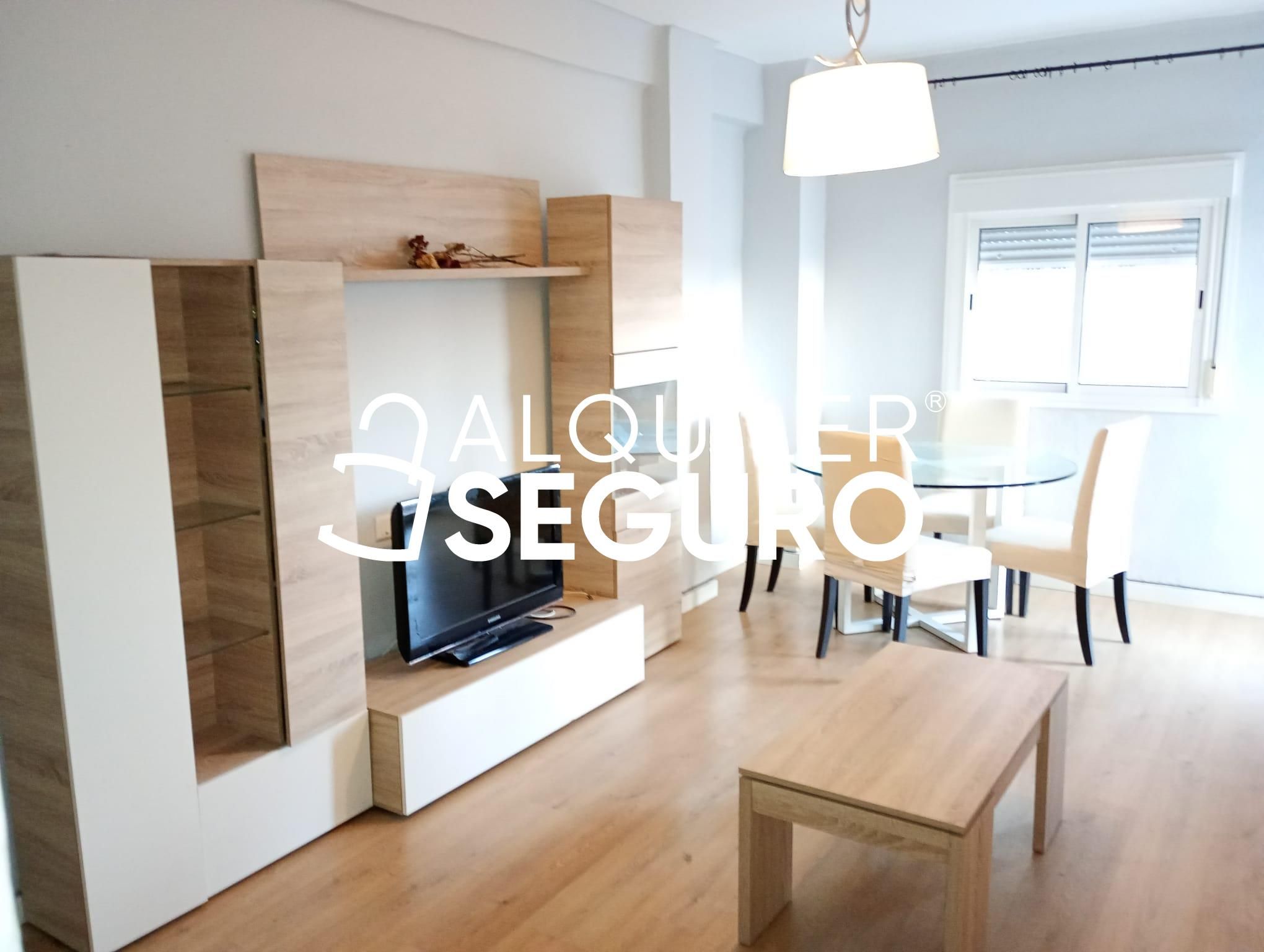 Living room of Flat to rent in Málaga Capital  with Air Conditioner, Terrace and Furnished