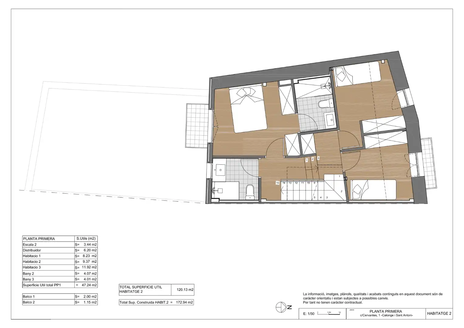 Casa con terraza en venta en Carrer Cervantes, imagen 24