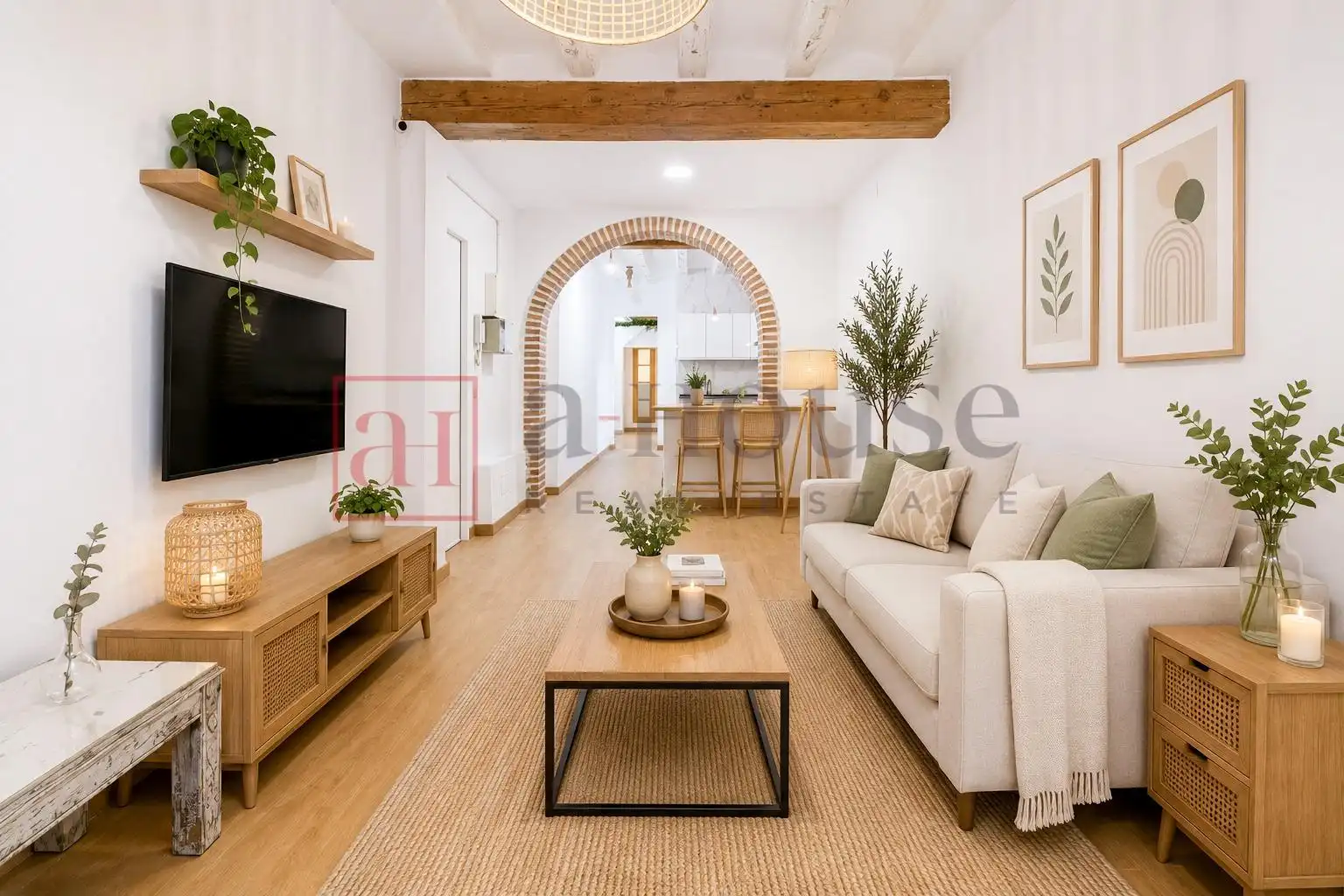 Sala de estar de Planta baja en venta en Barcelona con Parquet y Alarma