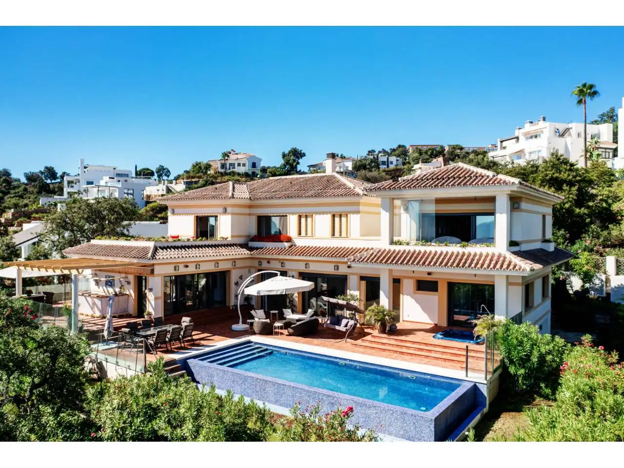 Vista exterior de Casa o chalet en venta en Ojén con Aire acondicionado, Calefacción y Jardín privado