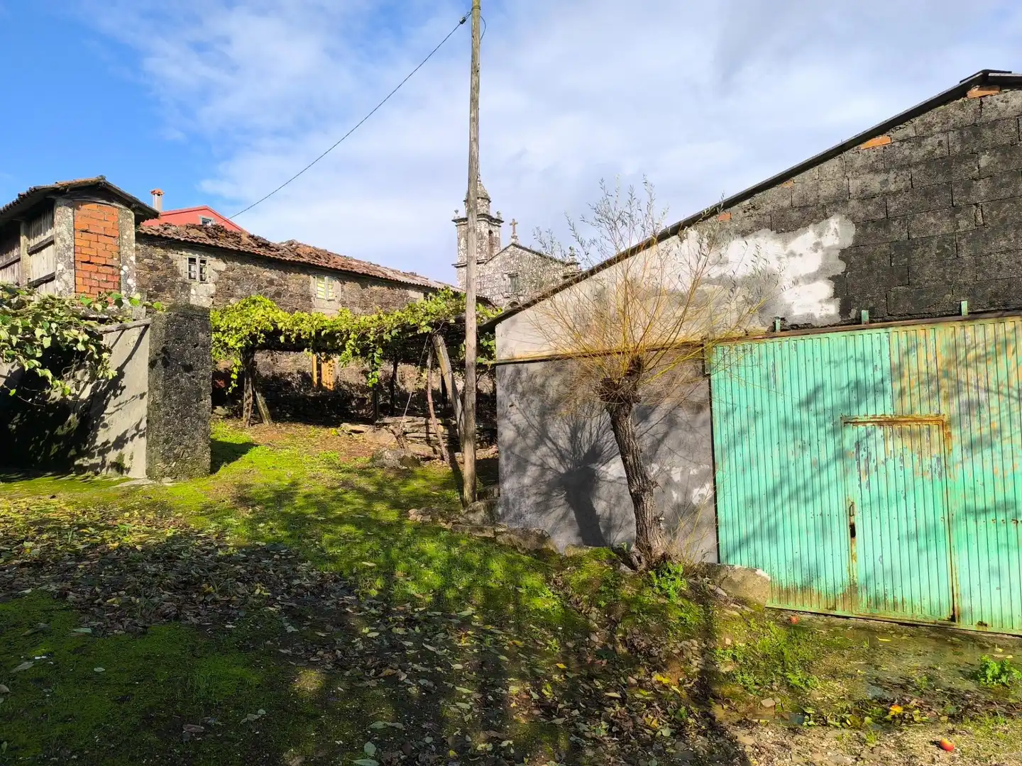 Vista exterior de Casa o chalet en venta en Santiago de Compostela  con Jardín privado