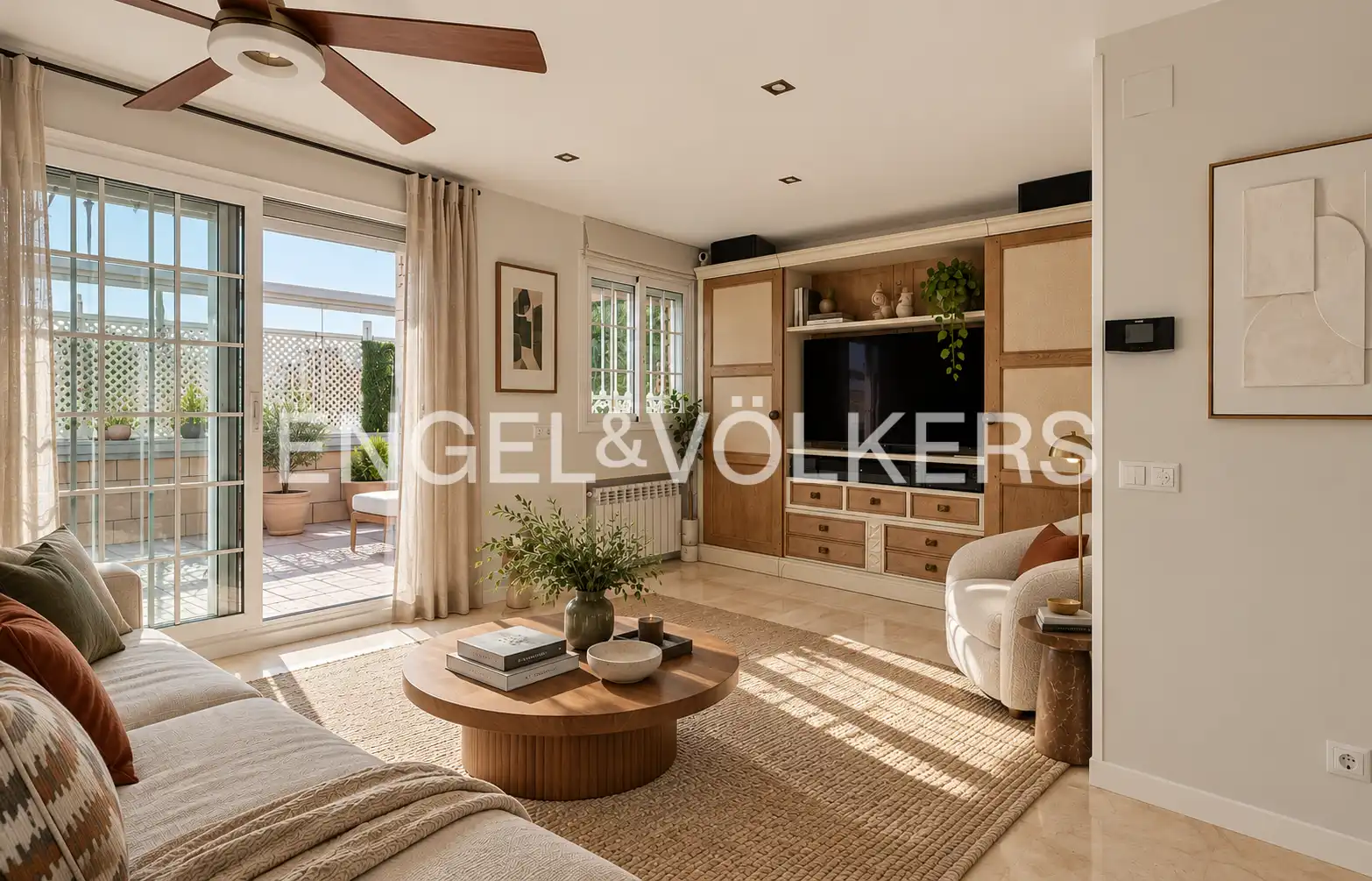 Living room of Attic for sale in Madrid  with Air Conditioner, Heating and Private garden