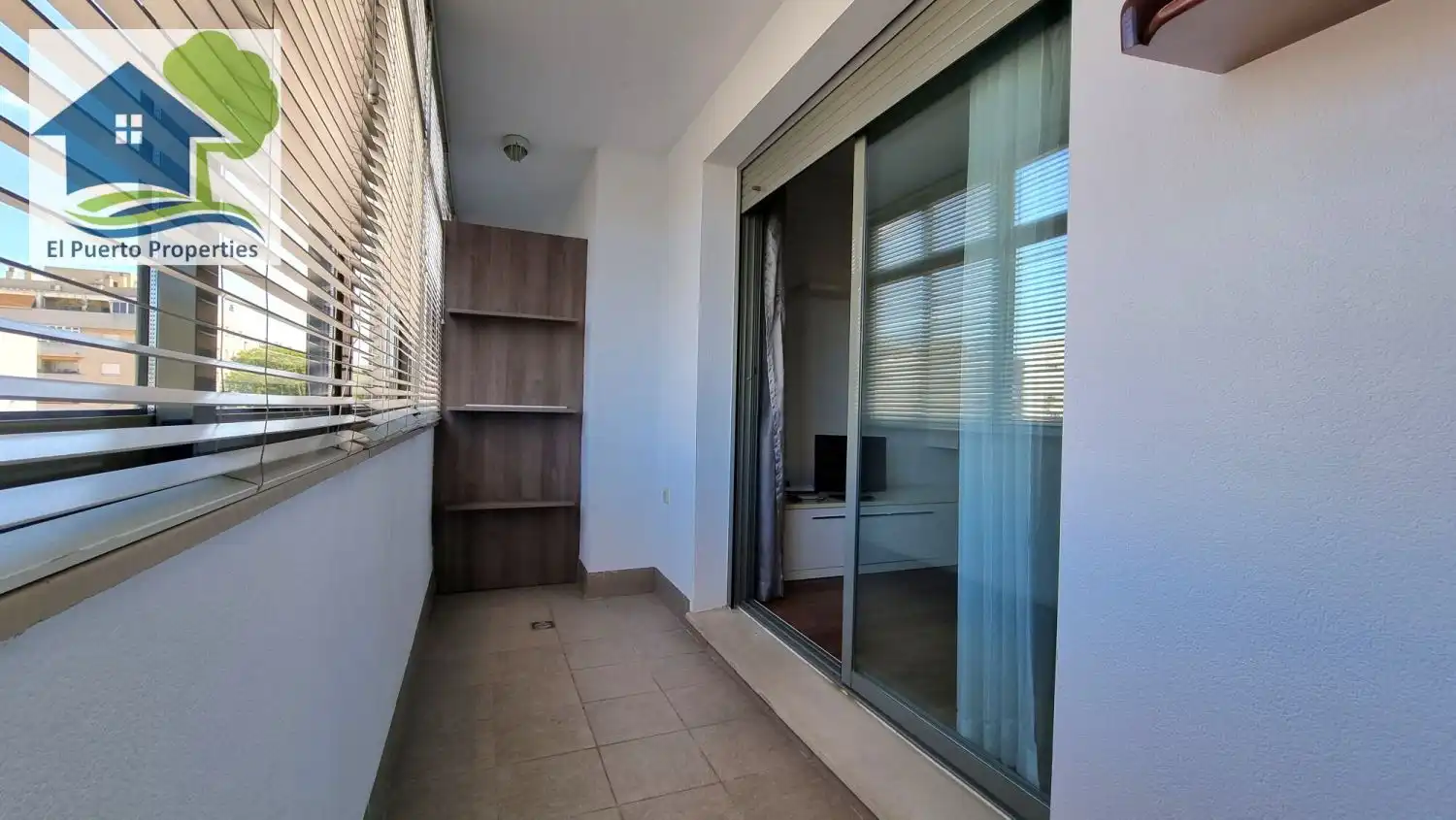 Terraza de Piso de alquiler en El Puerto de Santa María con Aire acondicionado, Calefacción y Amueblado