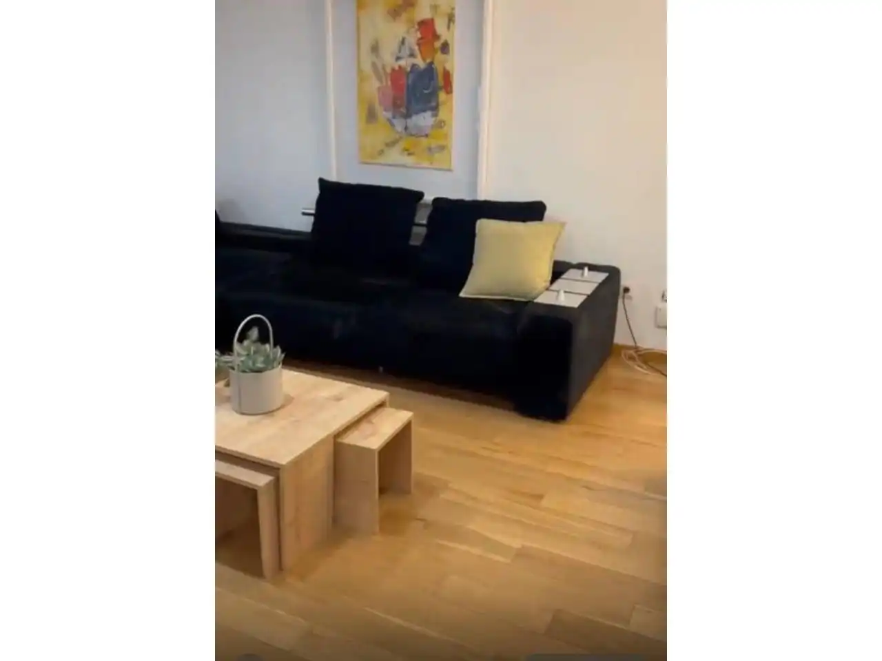 Living room of Flat for rent in Valencia  with Air Conditioner, Heating and Furnished