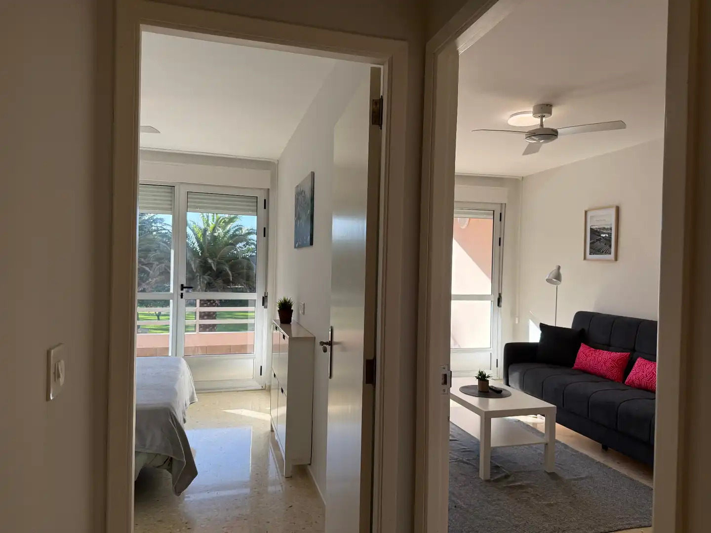 Bedroom of Apartments for rent in O Grove    with Terrace, Furnished and Oven