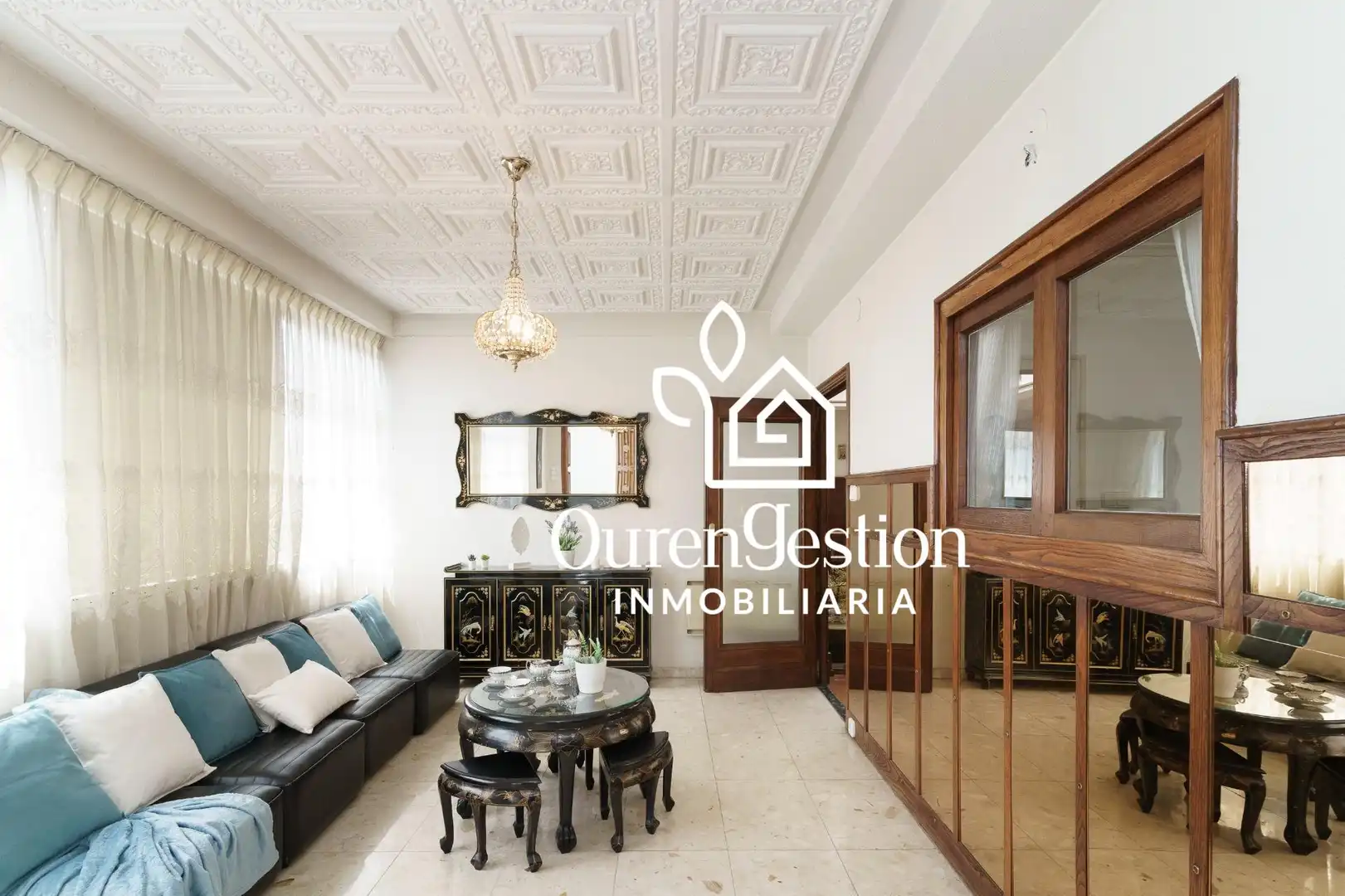 Sala de estar de Casa o chalet en venta en Xinzo de Limia con Calefacción, Terraza y Trastero