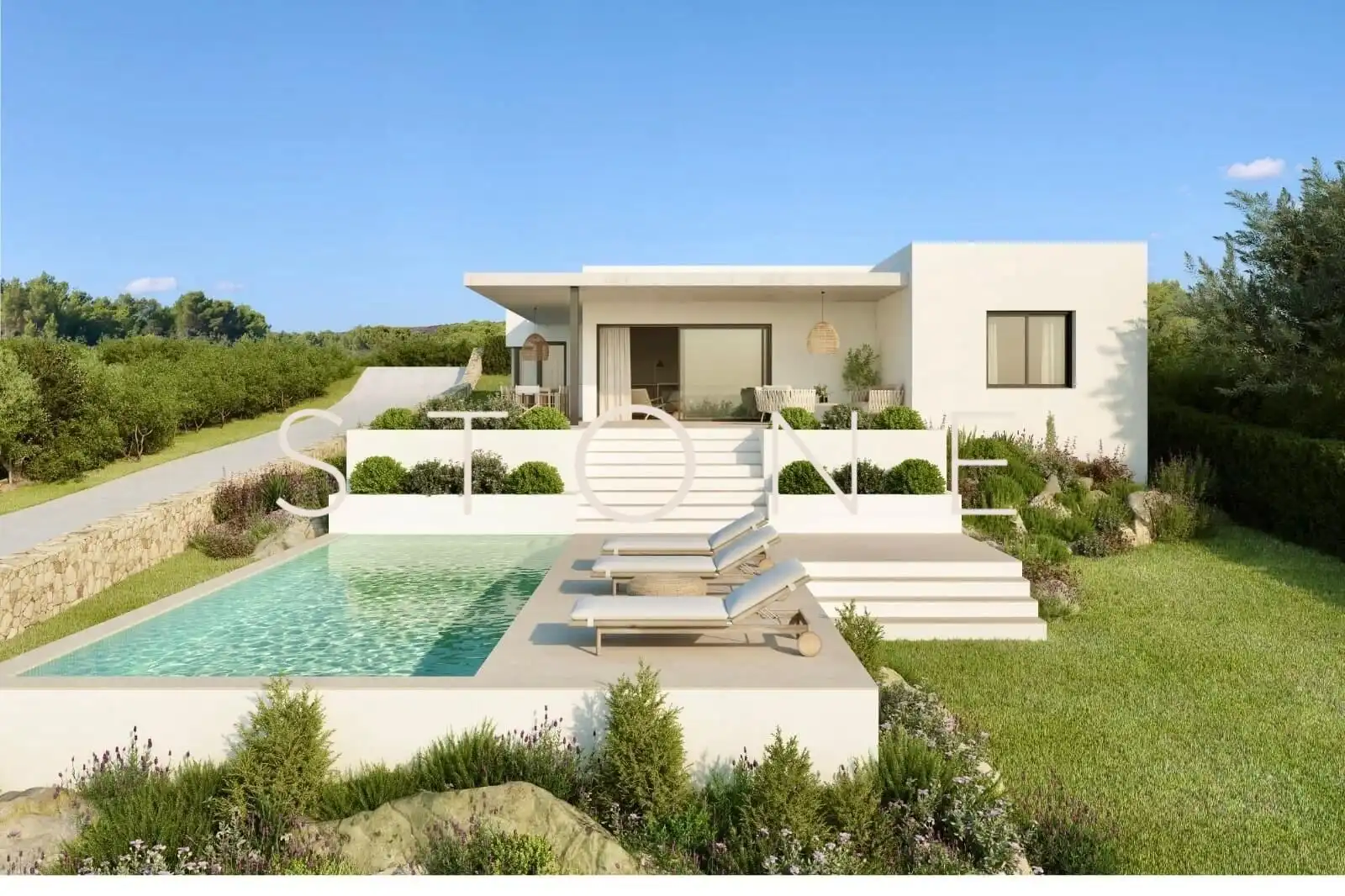 Villa con terrazza in vendita a Son Parc
