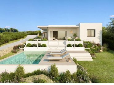 Villa avec balcon à vendre à Son Parc