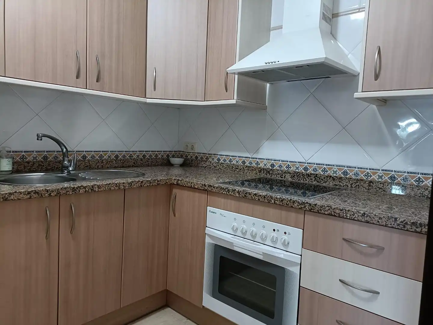 Kitchen of Flat for rent in Roquetas de Mar  with Terrace, Furnished and Community pool