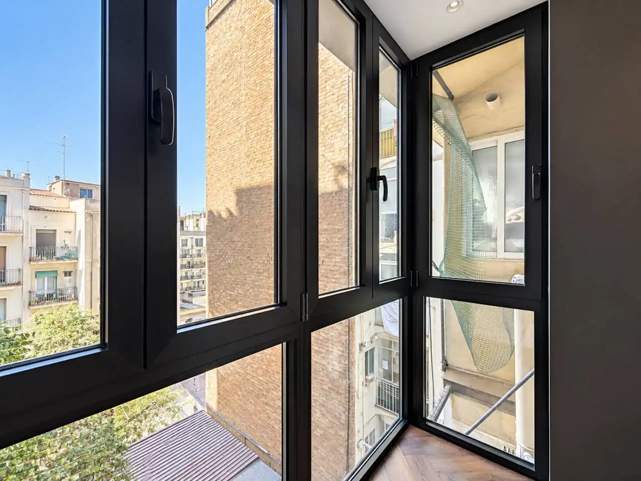 Balcony of Flat for sale in Barcelona  with Air Conditioner, Heating and Parquet flooring