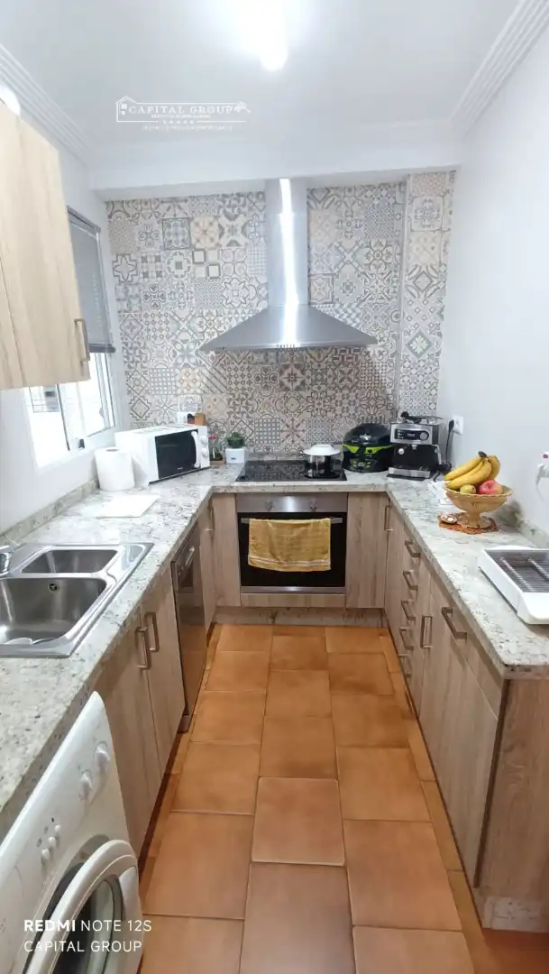 Cocina de Piso de alquiler en Punta Umbría con Aire acondicionado, Terraza y Amueblado