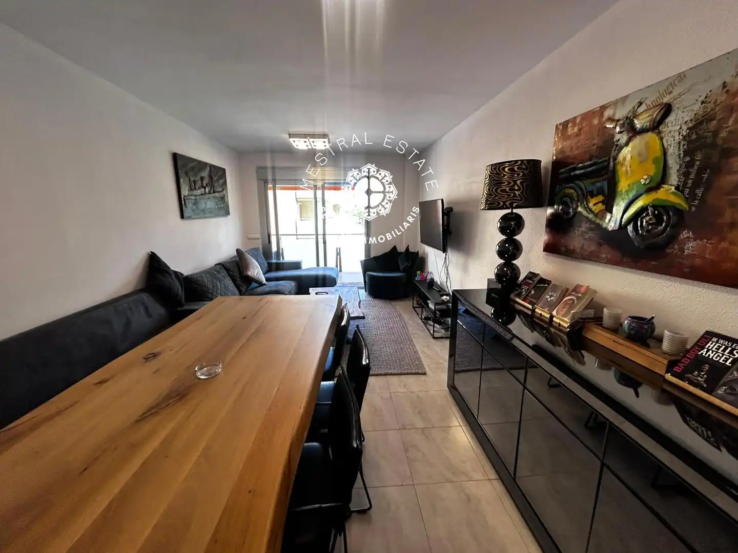 Sala d'estar de Pis en venda en Cambrils amb Aire condicionat, Terrassa i Piscina
