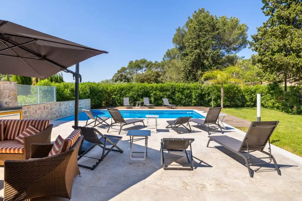 Piscina de Casa o chalet en venta en Pollença con Aire acondicionado, Jardín privado y Terraza