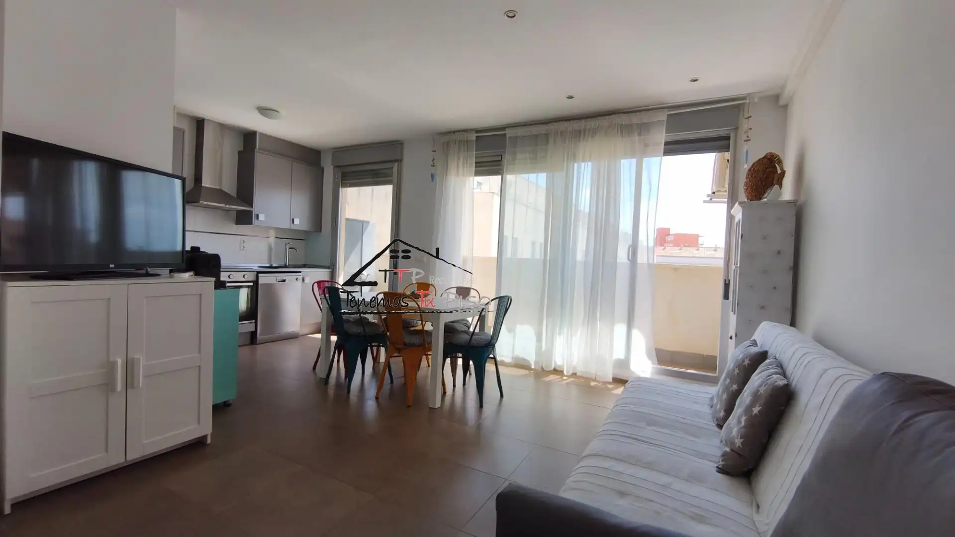 Sala de estar de Apartamento en venta en Benicarló con Aire acondicionado, Calefacción y Jardín privado