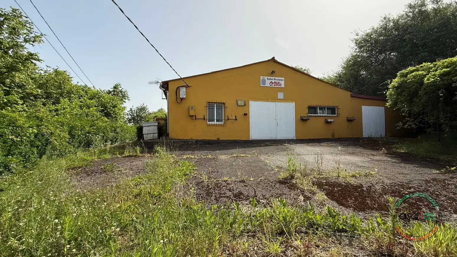 Exterior view of Industrial buildings for sale in Siero