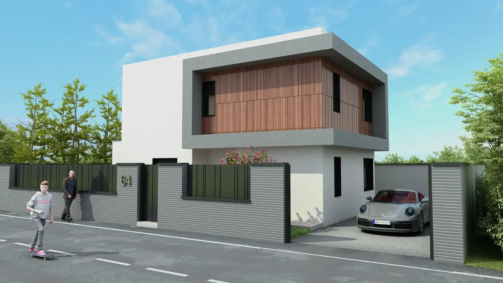 Vista exterior de Casa o chalet en venta en Móstoles con Aire acondicionado, Calefacción y Jardín privado