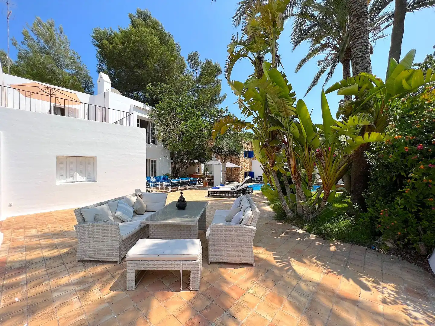 Terrace of Houses for sale in Sant Antoni de Portmany  with Air Conditioner, Heating and Private garden