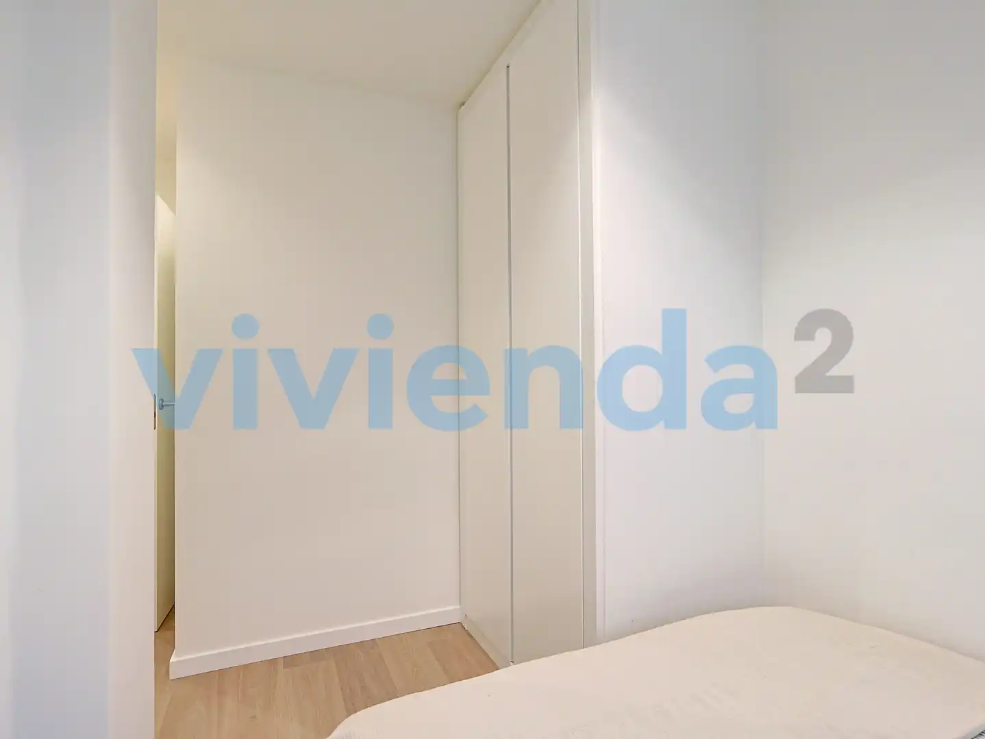 Schlafzimmer von Wohnung zur Miete in Madrid mit Klimaanlage und Balkon