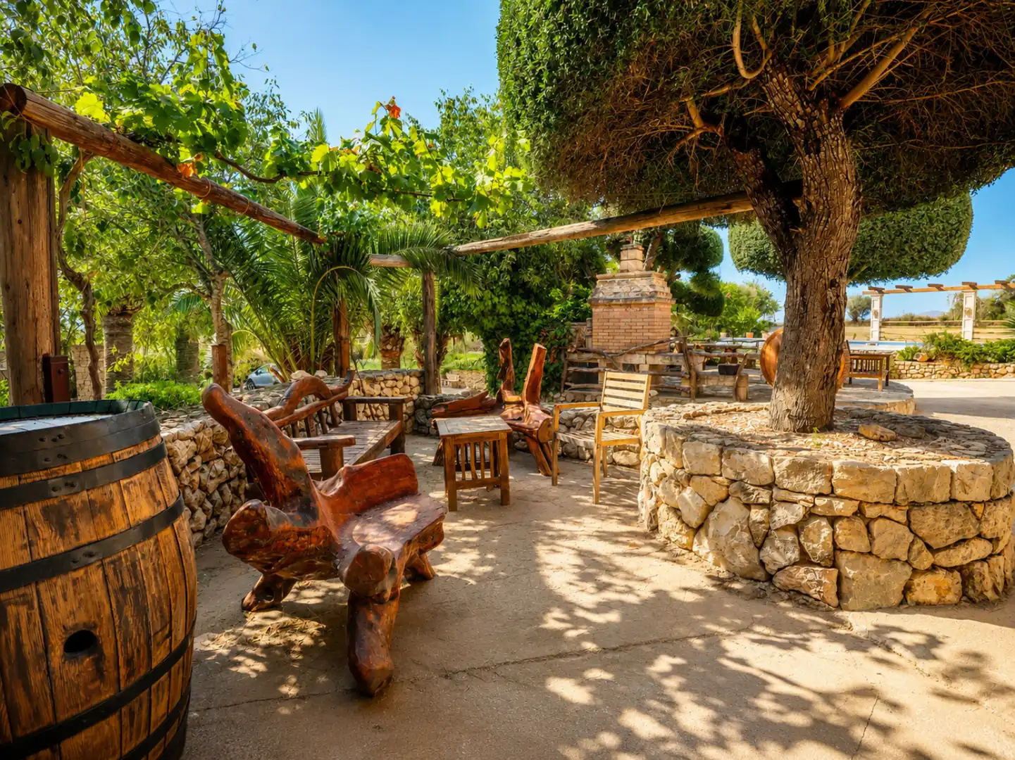 Terrasse von Haus oder Chalet zur Miete in Porreres mit Klimaanlage, Heizung und Terrasse