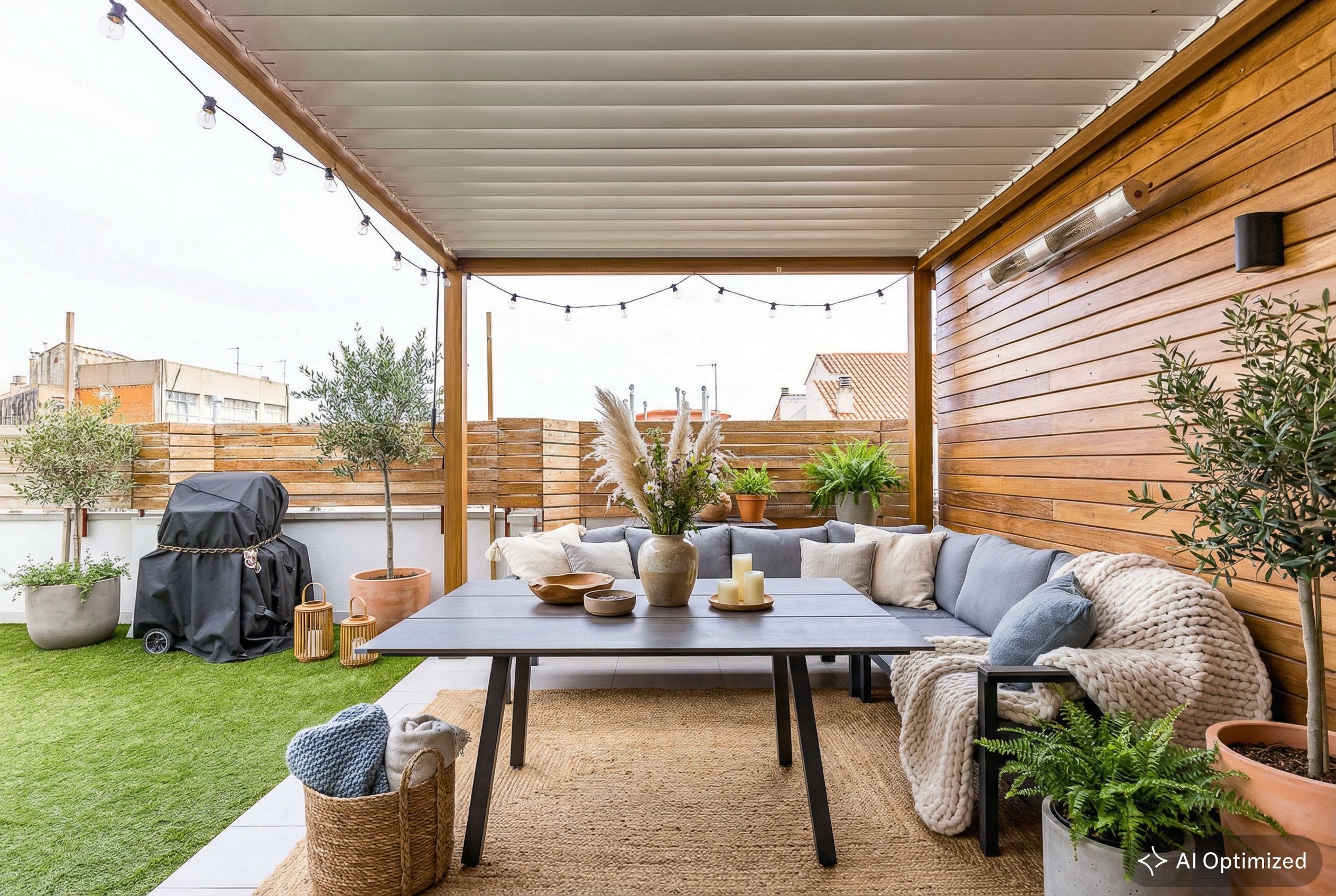 Terrassa de Àtic en venda en  Barcelona Capital amb Aire condicionat, Calefacció i Jardí privat