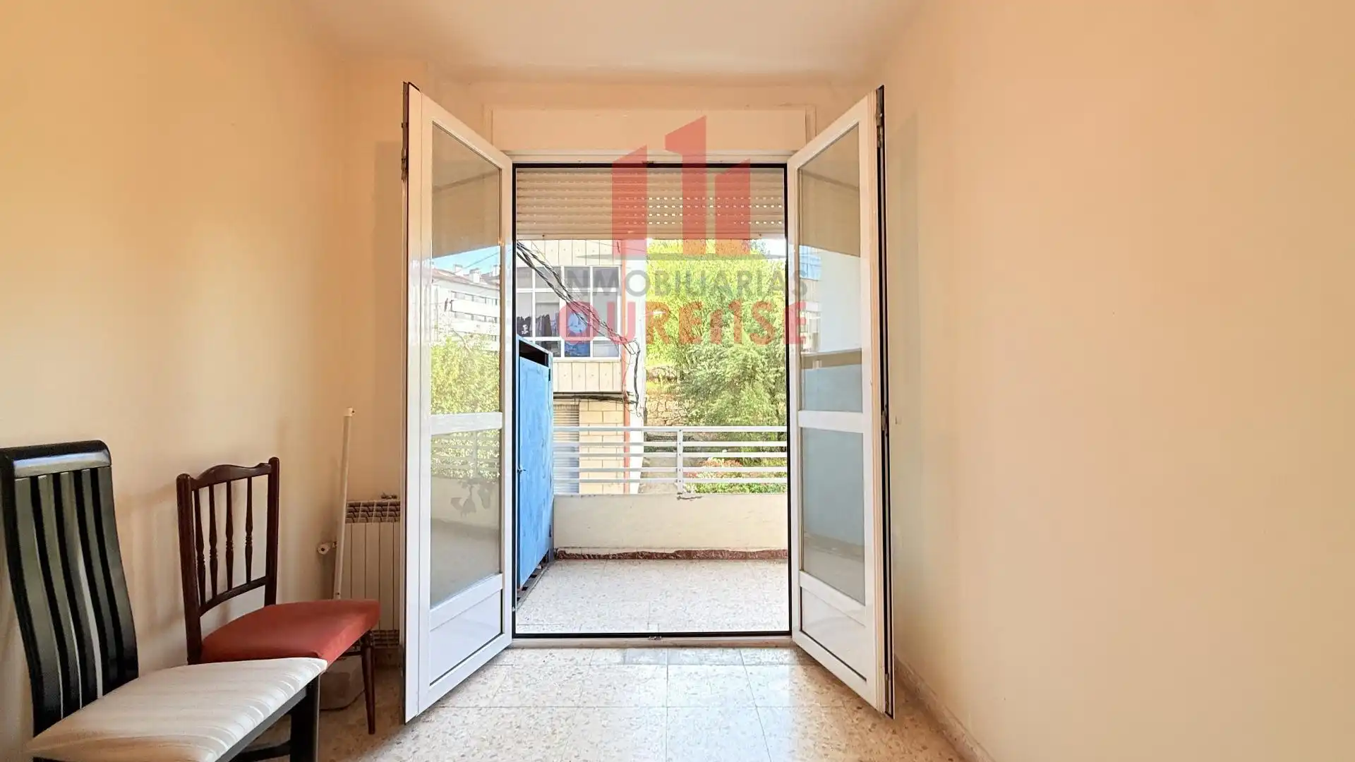 Vista exterior de Piso en venta en Ourense Capital  con Calefacción, Trastero y Balcón
