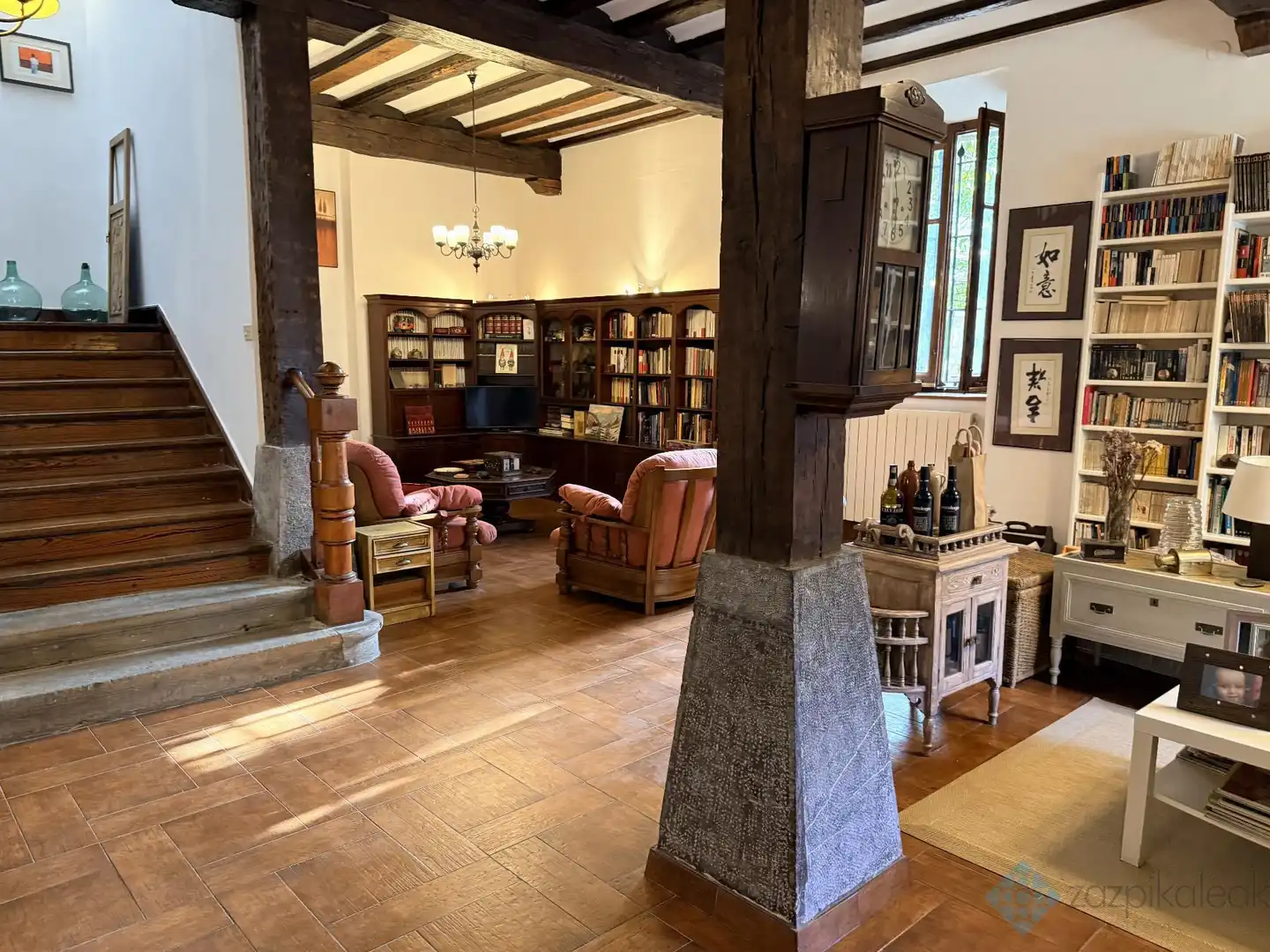 Sala de estar de Casa o chalet en venta en Arrankudiaga / Zollo con Calefacción, Trastero y Balcón
