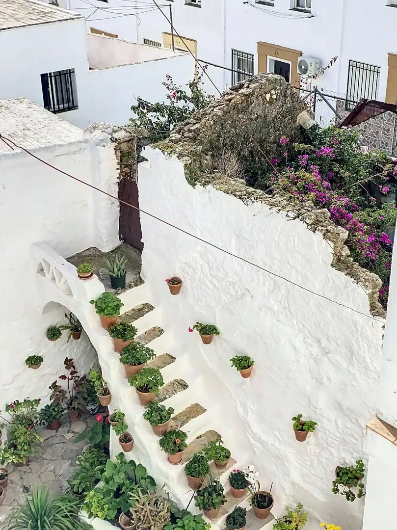 Vista exterior de Casa o xalet en venda en Medina Sidonia amb Terrassa, Moblat i Balcó