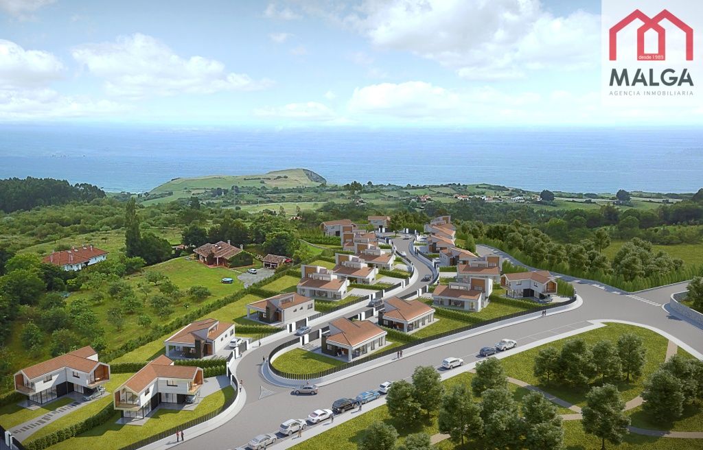 Vista exterior de Casa o xalet en venda en Caravia amb Calefacció, Jardí privat i Terrassa