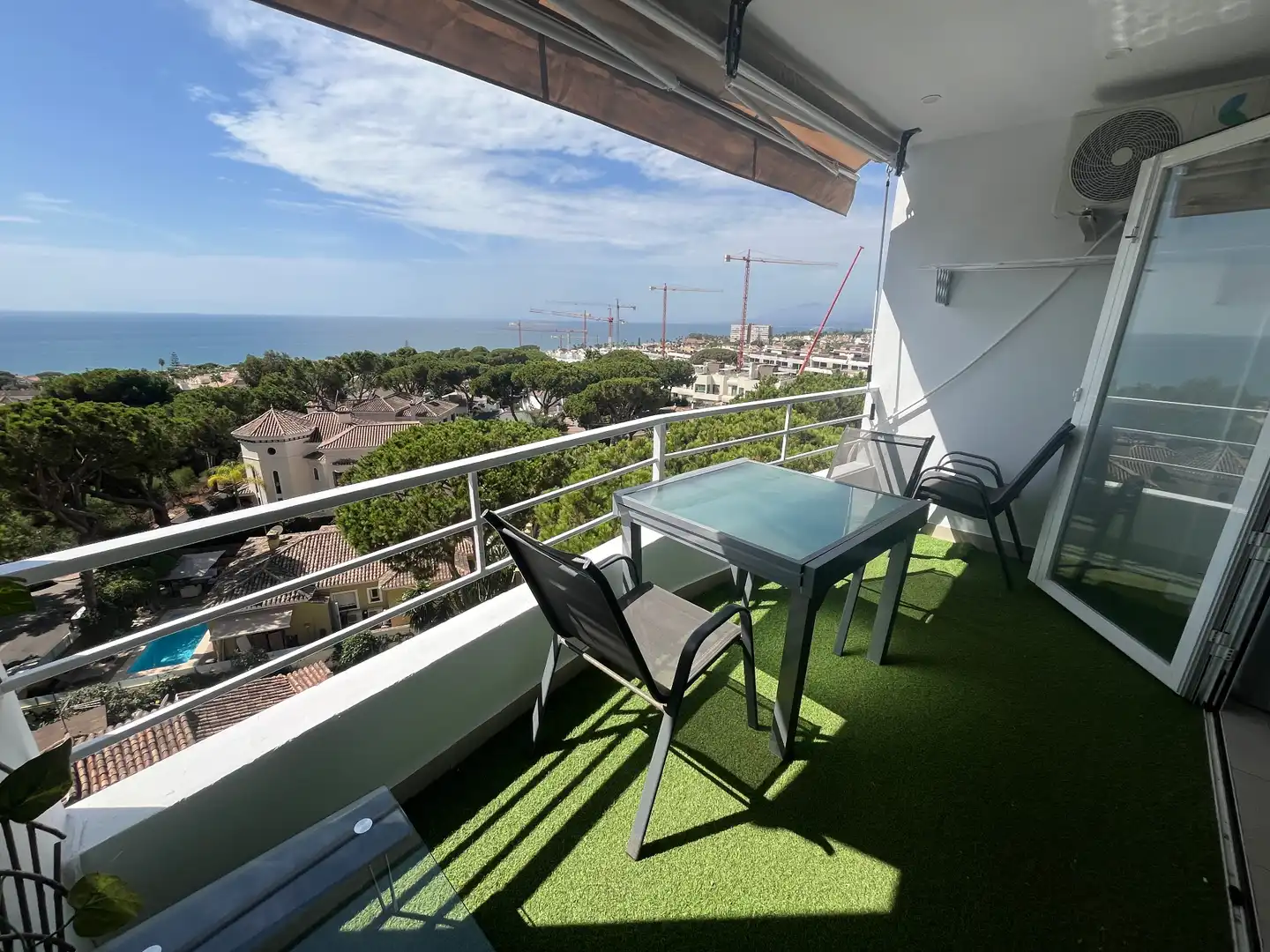 Terrassa de Apartament de lloguer en Marbella amb Aire condicionat, Terrassa i Moblat