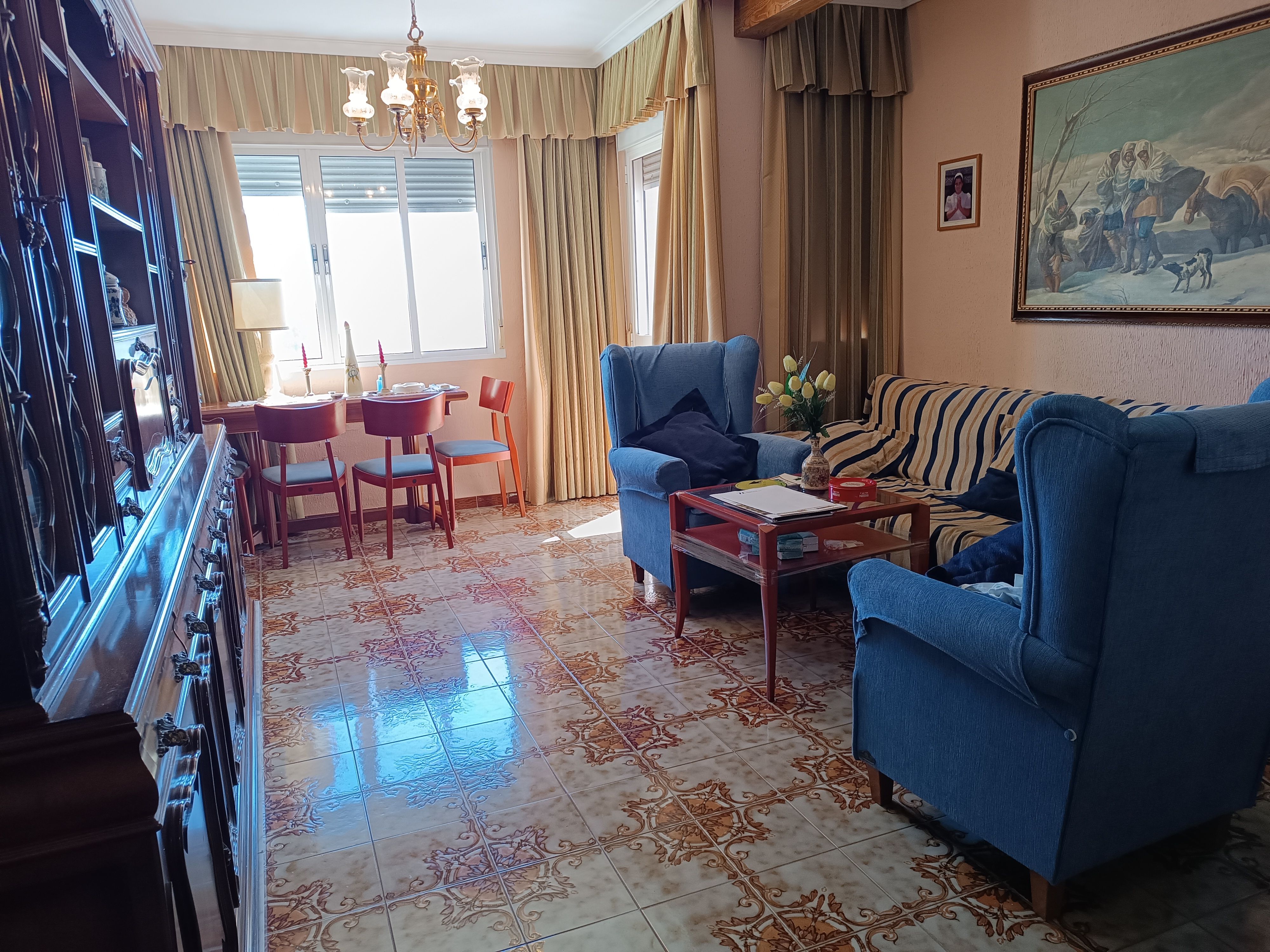 Living room of Flat for sale in  Sevilla Capital  with Private garden
