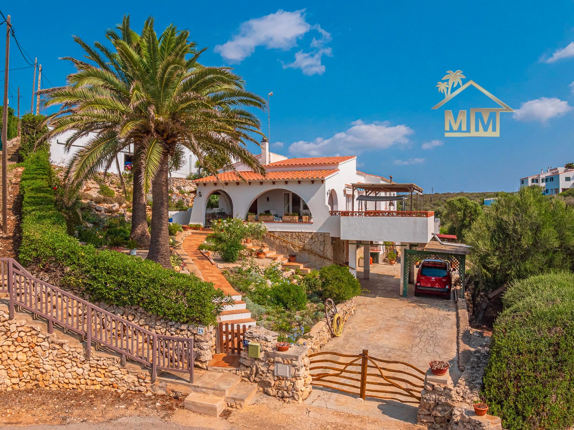 Vista exterior de Casa o xalet en venda en Sant Lluís amb Jardí privat, Terrassa i Traster