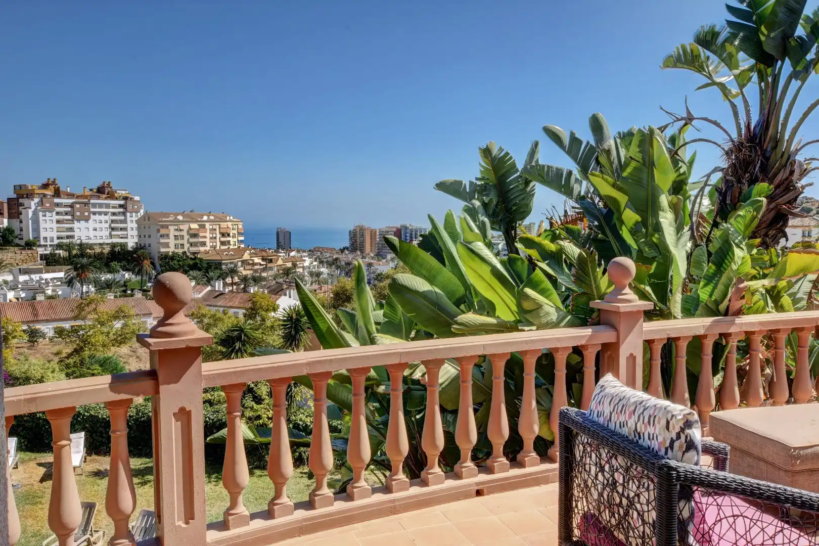Jardí de Casa o xalet en venda en Benalmádena amb Aire condicionat, Calefacció i Jardí privat