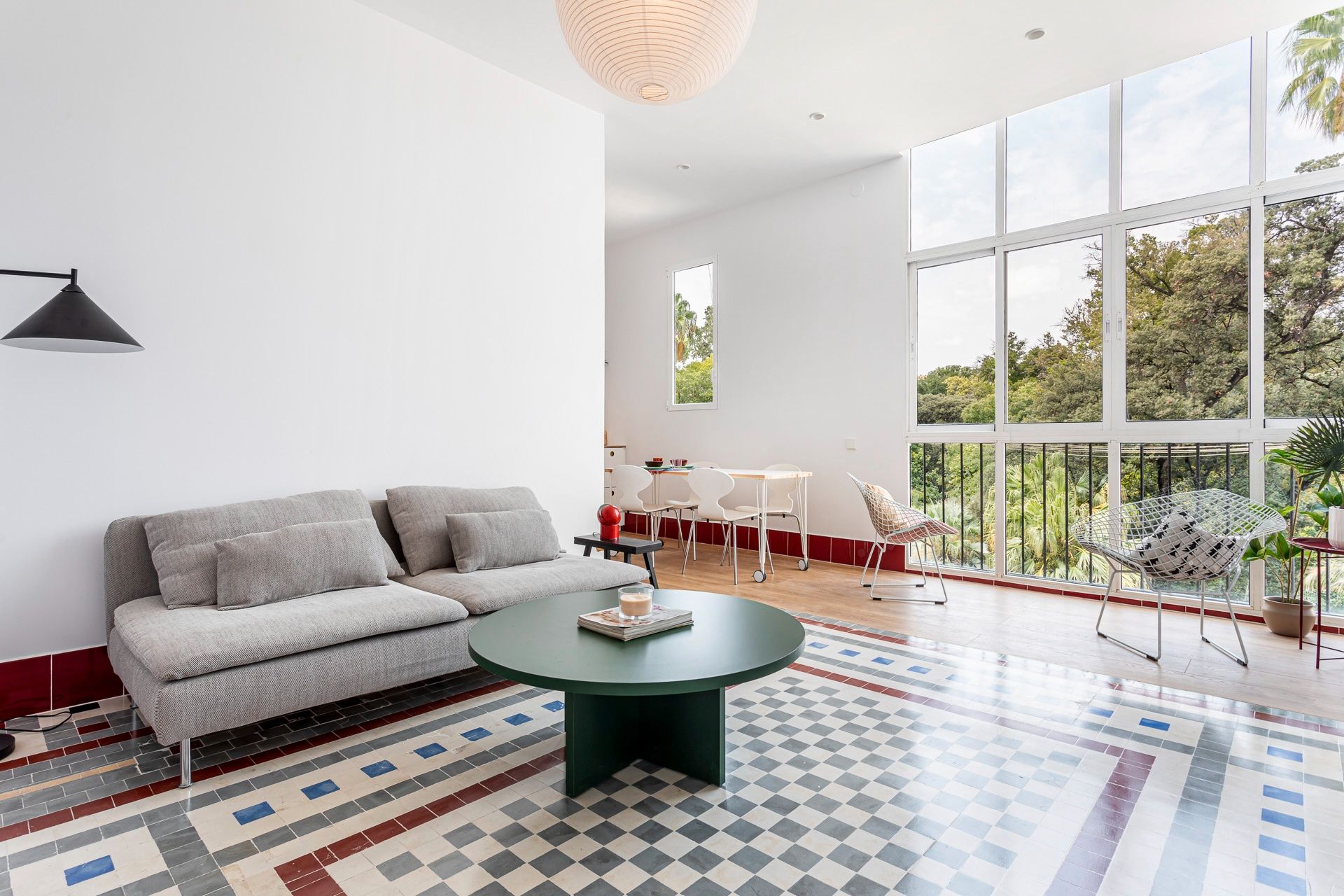 Living room of Flat for sale in  Valencia Capital  with Air Conditioner and Balcony