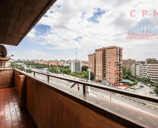 Exterior view of Attic to rent in  Madrid Capital  with Air Conditioner, Heating and Parquet flooring