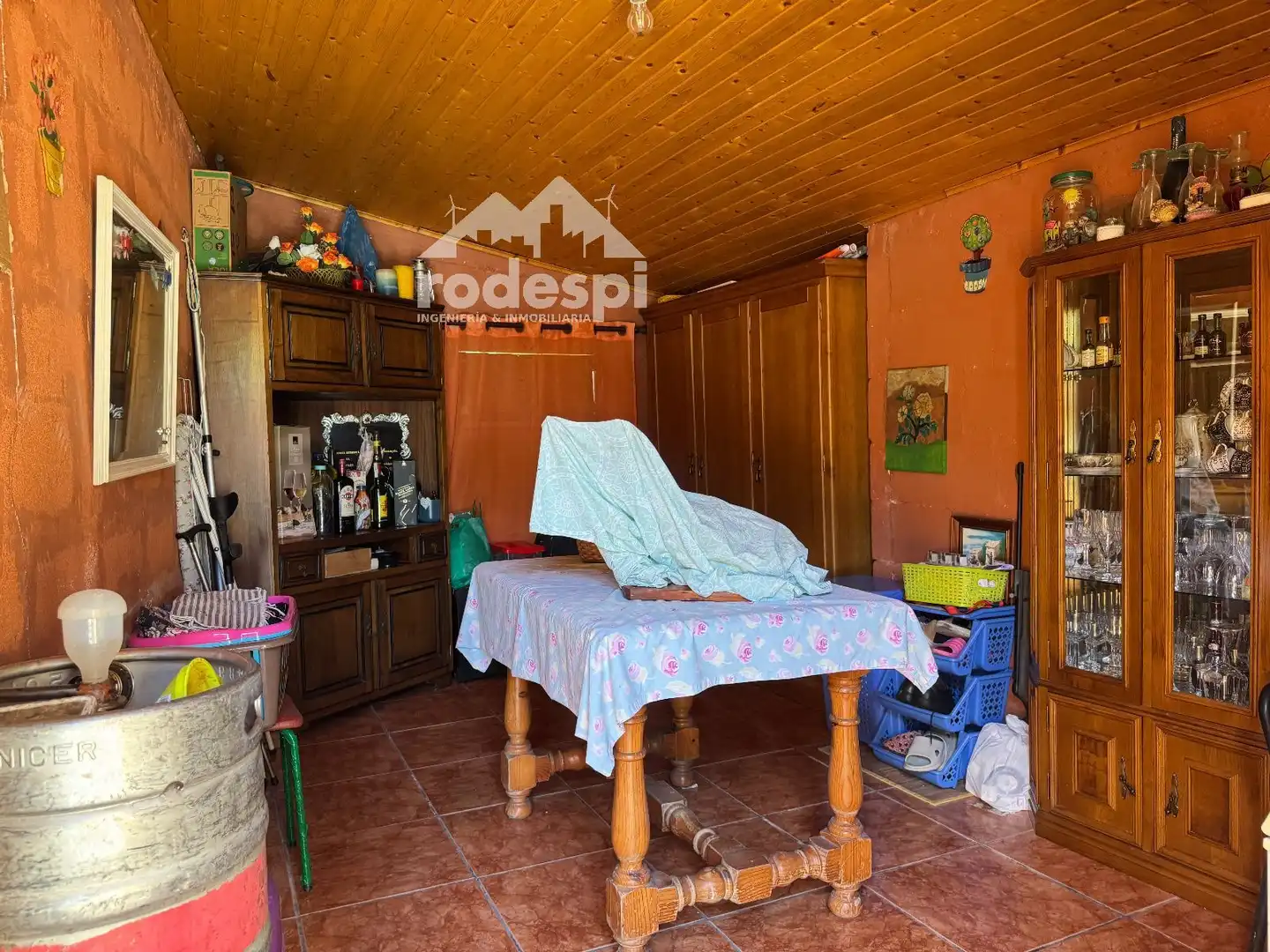 Cuina de Casa o xalet en venda en Arbo amb Moblat
