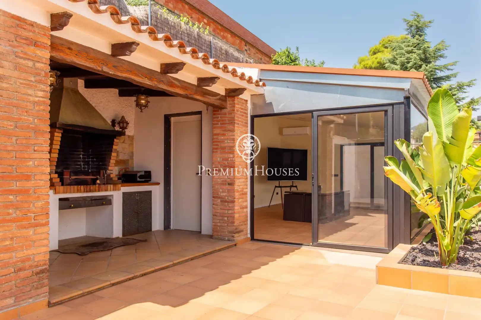 Terraza de Casa o chalet en venta en Cabrils con Aire acondicionado, Calefacción y Jardín privado