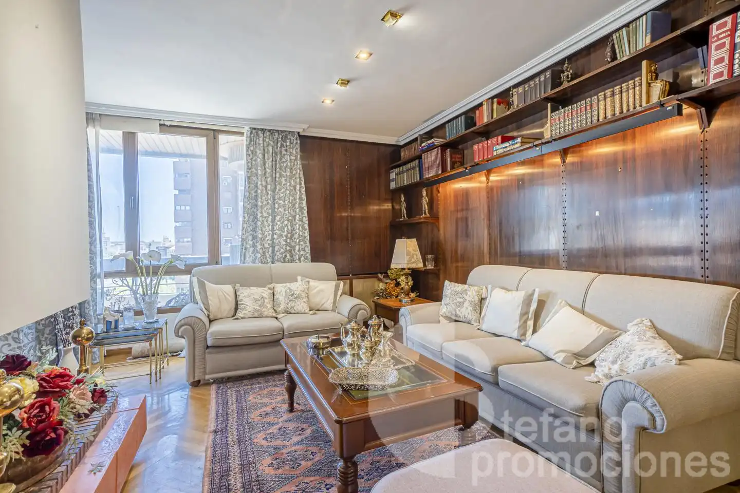 Sala de estar de Piso en venta en Málaga con Aire acondicionado, Parquet y Terraza
