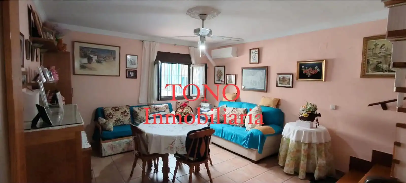 Living room of Houses for sale in Écija  with Terrace, Furnished and Balcony