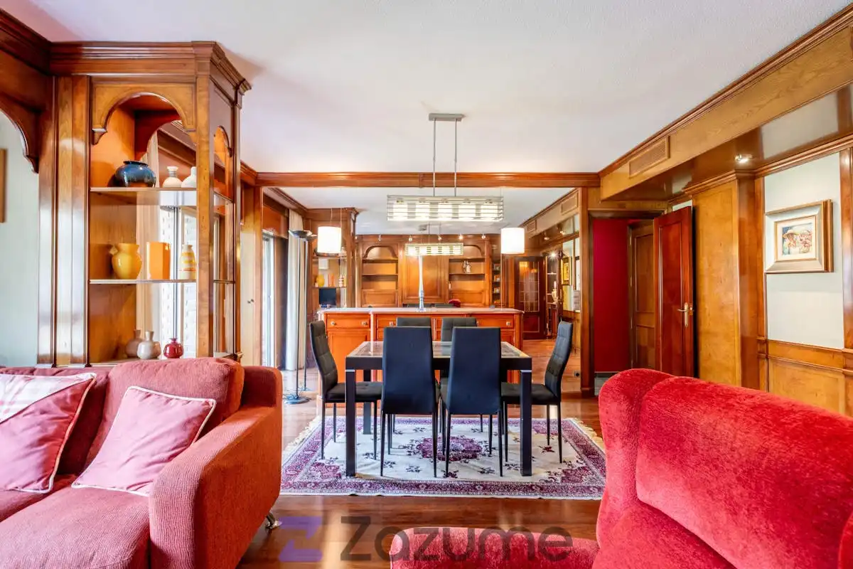 Esszimmer von Wohnung zur Miete in  Zaragoza Capital mit Klimaanlage, Heizung und Parkett