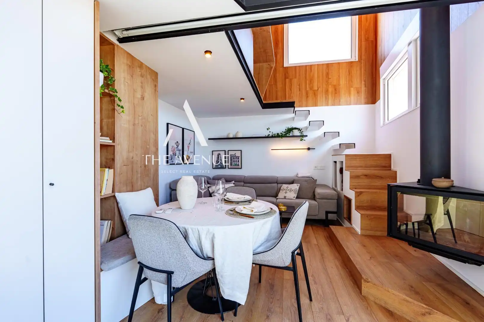 Sala de estar de Ático en venta en Madrid con Aire acondicionado, Calefacción y Terraza
