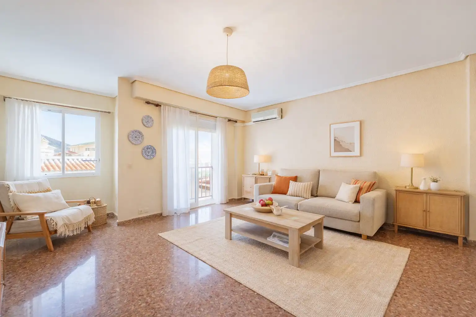 Sala de estar de Piso en venta en  Valencia Capital con Balcón