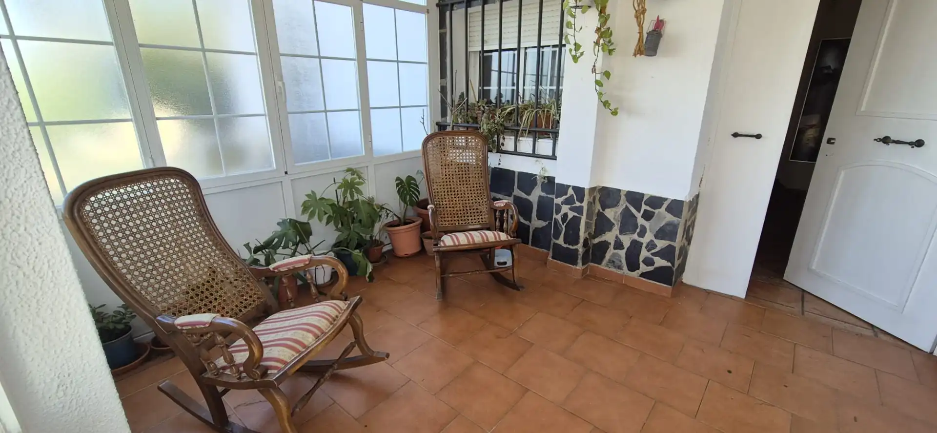 Terrassa de Casa o xalet en venda en Badajoz amb Aire condicionat, Calefacció i Jardí privat