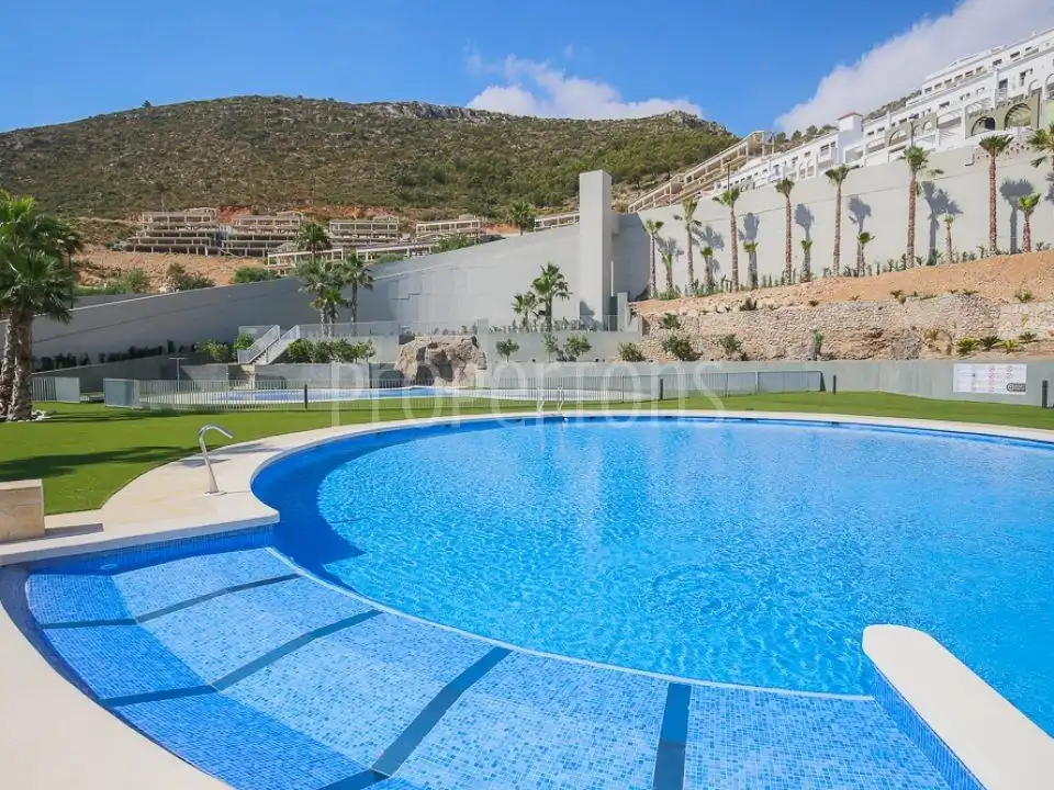 Swimming pool of Flat for sale in Xeresa
