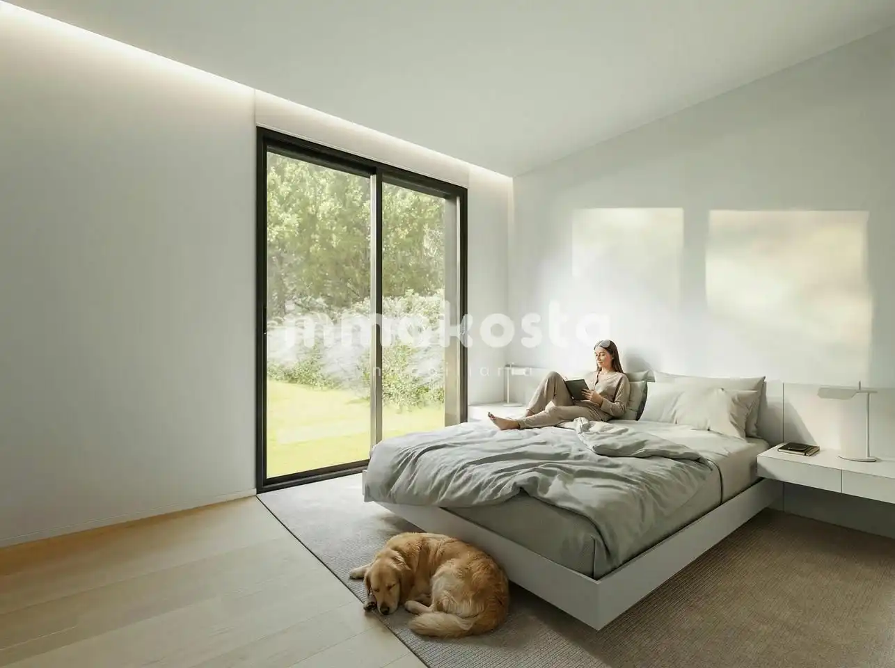 Dormitori de Casa o xalet en venda en L'Alfàs del Pi amb Aire condicionat, Jardí privat i Terrassa