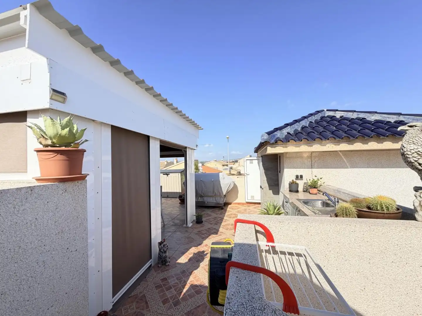 Terrasse von Einfamilien-Reihenhaus zum Verkauf in Zaragoza