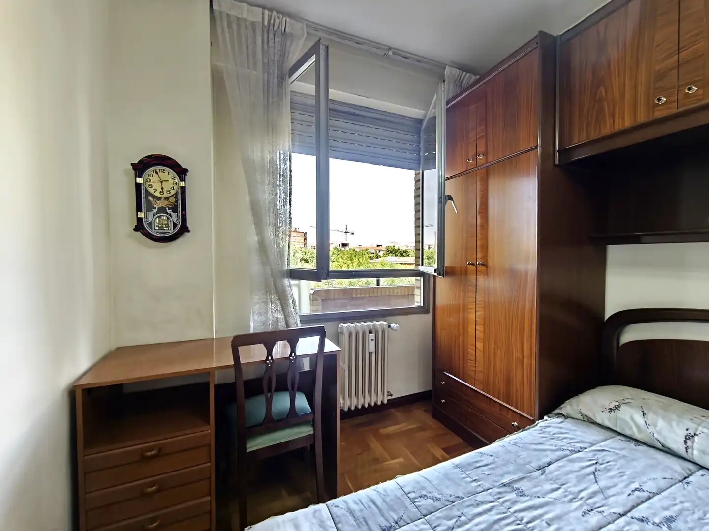 Bedroom of Flat for sale in  Logroño  with Heating, Parquet flooring and Terrace