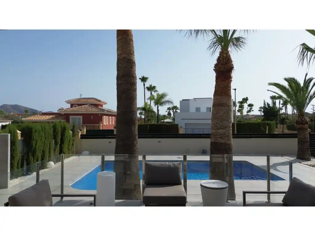 Piscina de Casa o xalet en venda en L'Alfàs del Pi amb Aire condicionat, Terrassa i Piscina