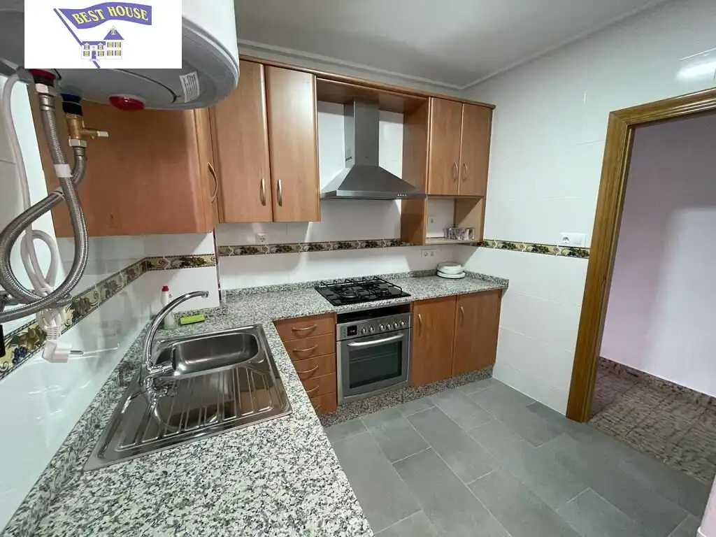 Kitchen of Flat for share in Albacete  with Heating and Balcony